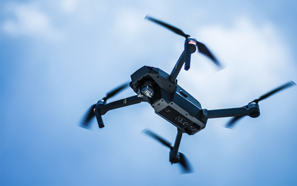 UAV application of wireless transceiver module.