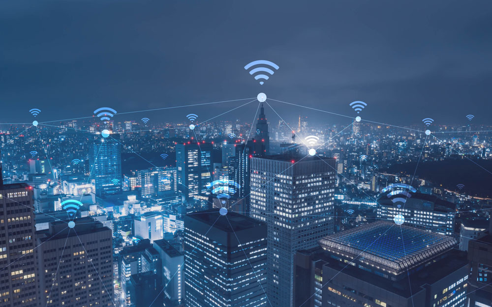 IoT (Internet of Things) Smart City Wi-Fi network.